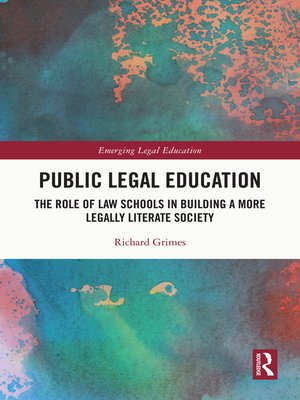 cover image of Public Legal Education